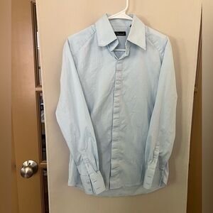 7 Diamonds Men's Small Blue Long Sleeve Button Up Shirt